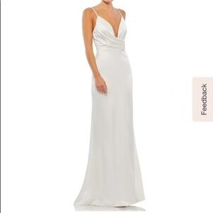 IEENA for Mac‎ Duggal Plugging White Maxi Gown Sz 8